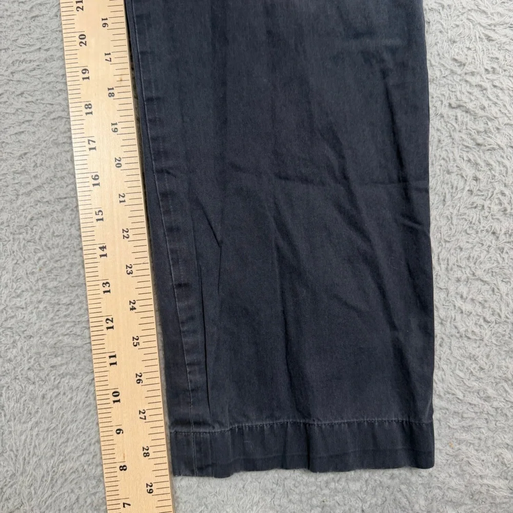 Brooks Brothers 346 Mens Chino Pants 31x30 Navy Blue Cotton Straight Leg Trouser